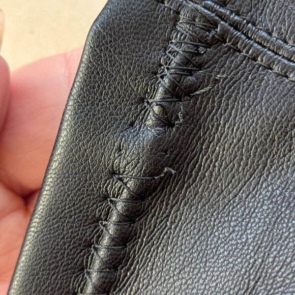 L'intervalle Platform Knee High Stretch Leather Boots Black Combat Chunky - 9 39 - Picture 10 of 12